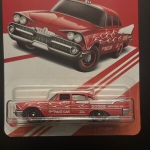 Matchbox Target Rosso 1959 Dodge Coronet Polizia (Pace) – 1/64, Edizione Esclusiva